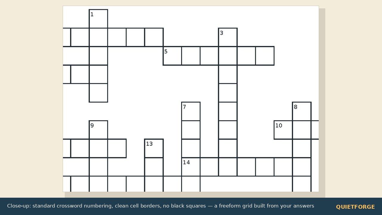 Custom Crossword Gift preview 3