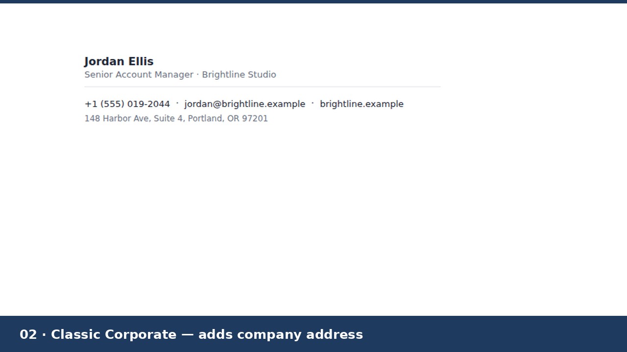 Email Signature Templates preview 2