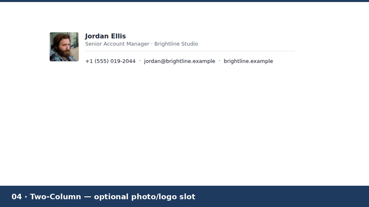 Email Signature Templates preview 4