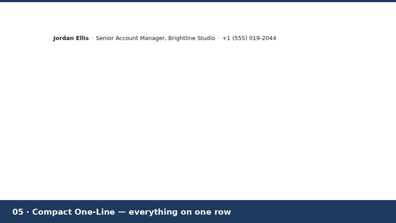 Email Signature Templates preview 5