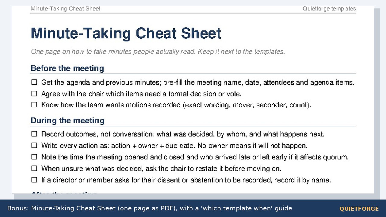 Meeting Templates Pack preview 5