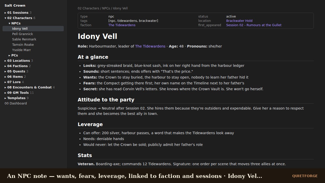 Salt Crown Campaign Vault preview 2