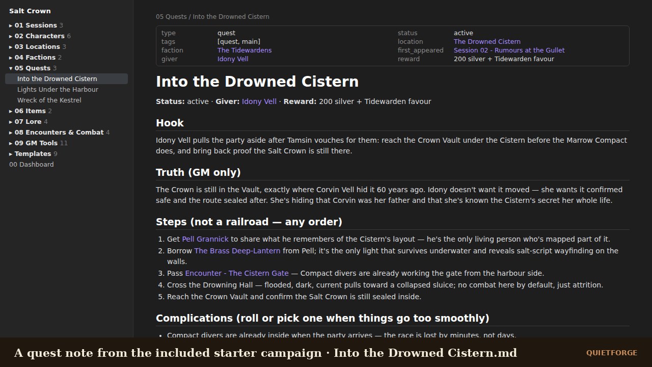 Salt Crown Campaign Vault preview 3